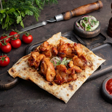 Шашлык ассорти из курицы
